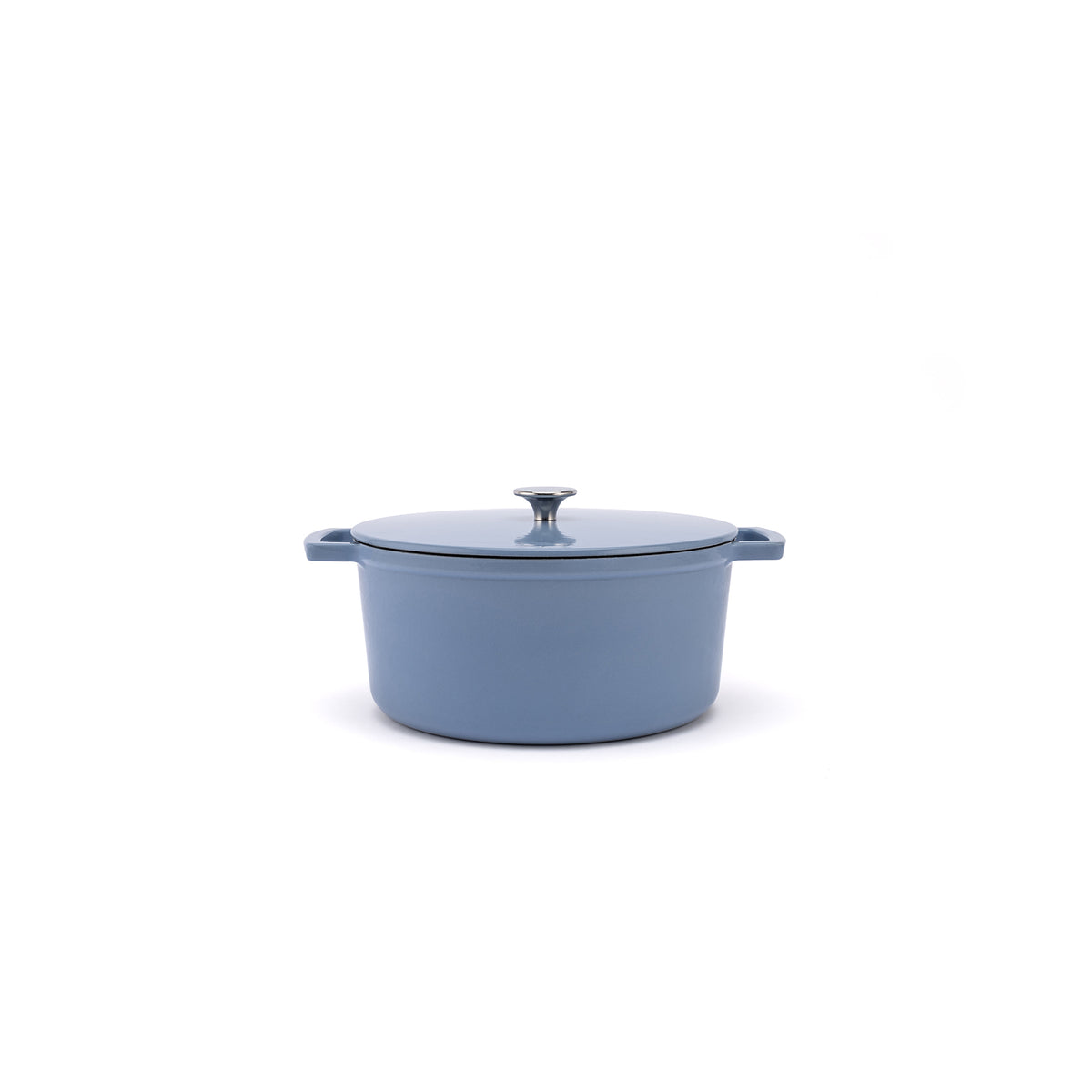 Smaltovaný liatinový hrniec Ember 24 cm modrý