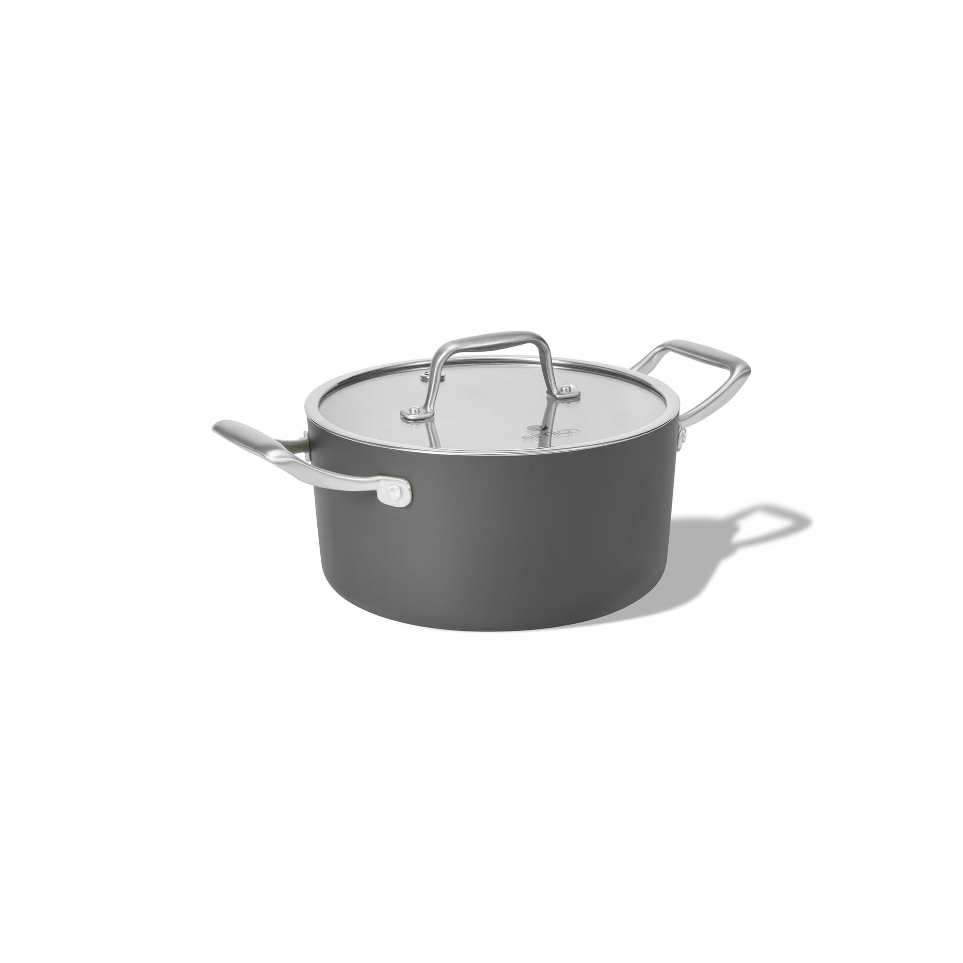 Hrnec Vital s keramickým povrchem Ø 18 cm (2.5L) tmavě šedá 18 cm (2.5 L) / Tmavě šedá