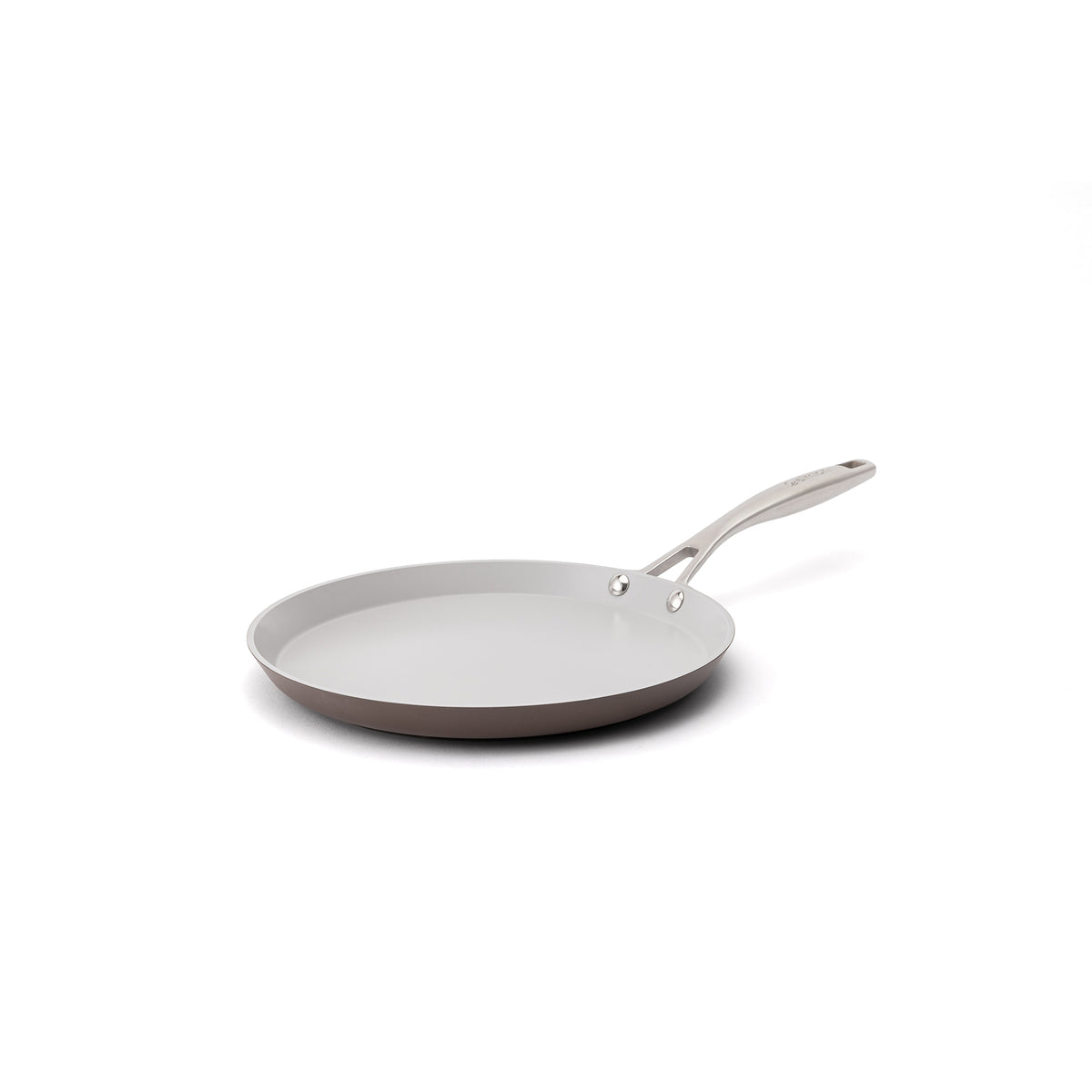 Nepriľnavá keramická panvica na palacinky Zen Ø 26 cm – hnedá