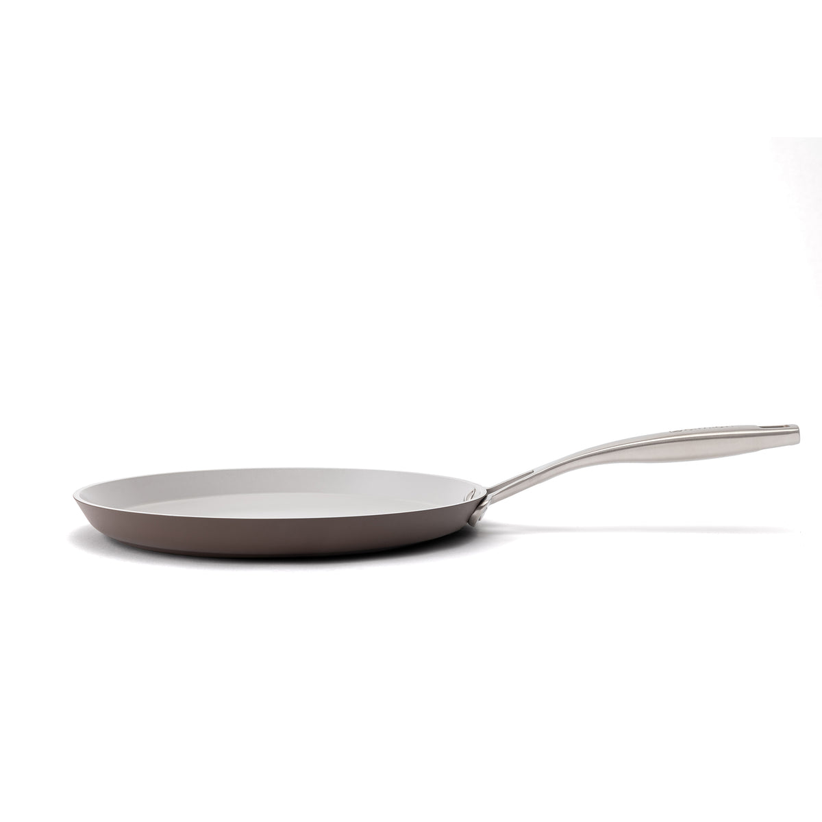 Nepriľnavá keramická panvica na palacinky Zen Ø 26 cm – hnedá