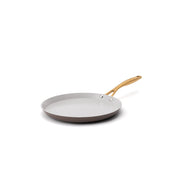 Nepriľnavá keramická panvica na palacinky Zen Ø 26 cm – hnedo-zlatá