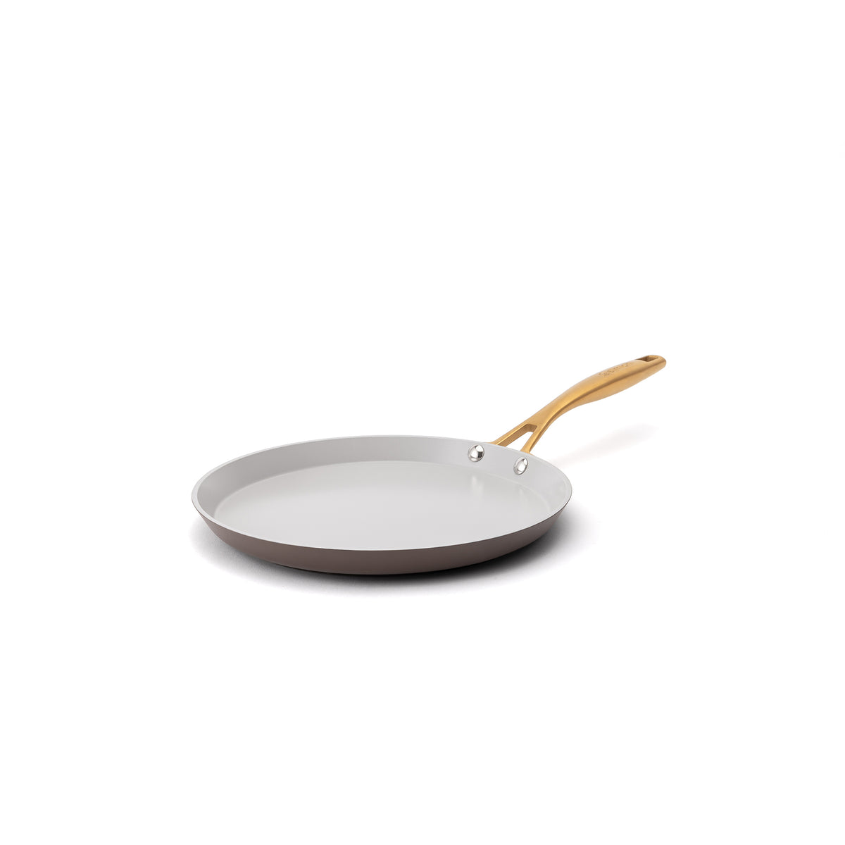 Nepriľnavá keramická panvica na palacinky Zen Ø 26 cm – hnedo-zlatá