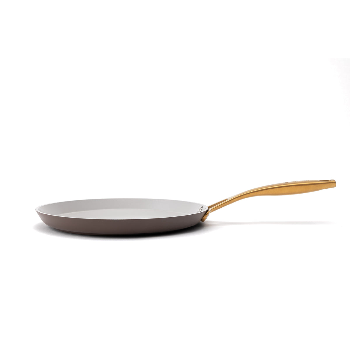 Nepriľnavá keramická panvica na palacinky Zen Ø 26 cm – hnedo-zlatá