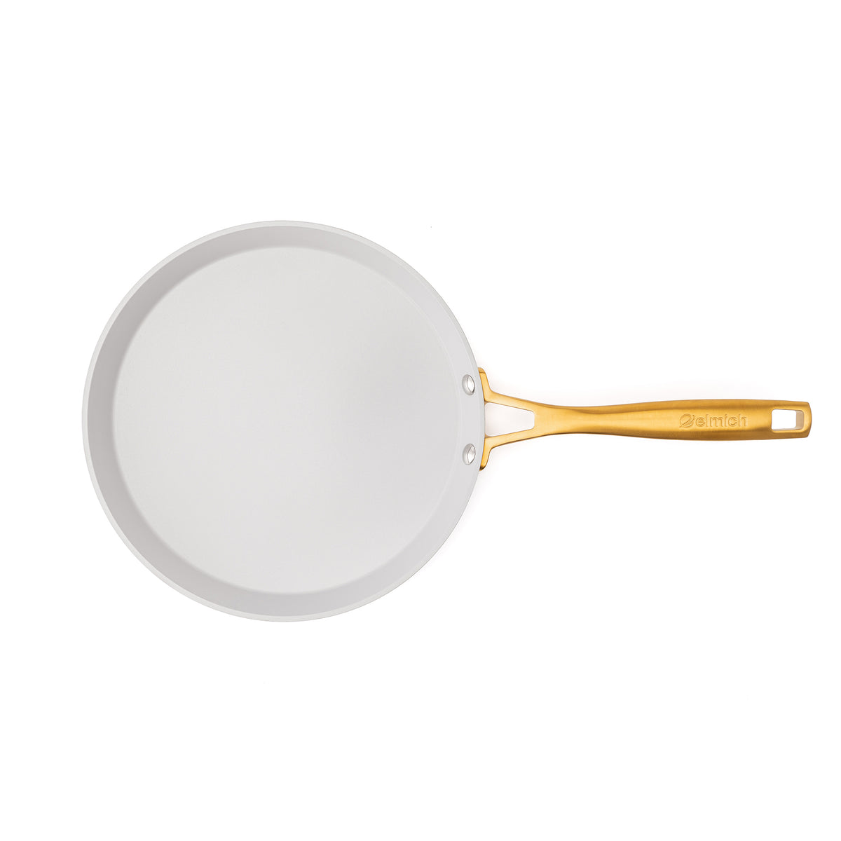 Nepriľnavá keramická panvica na palacinky Zen Ø 26 cm – krémovozlatá