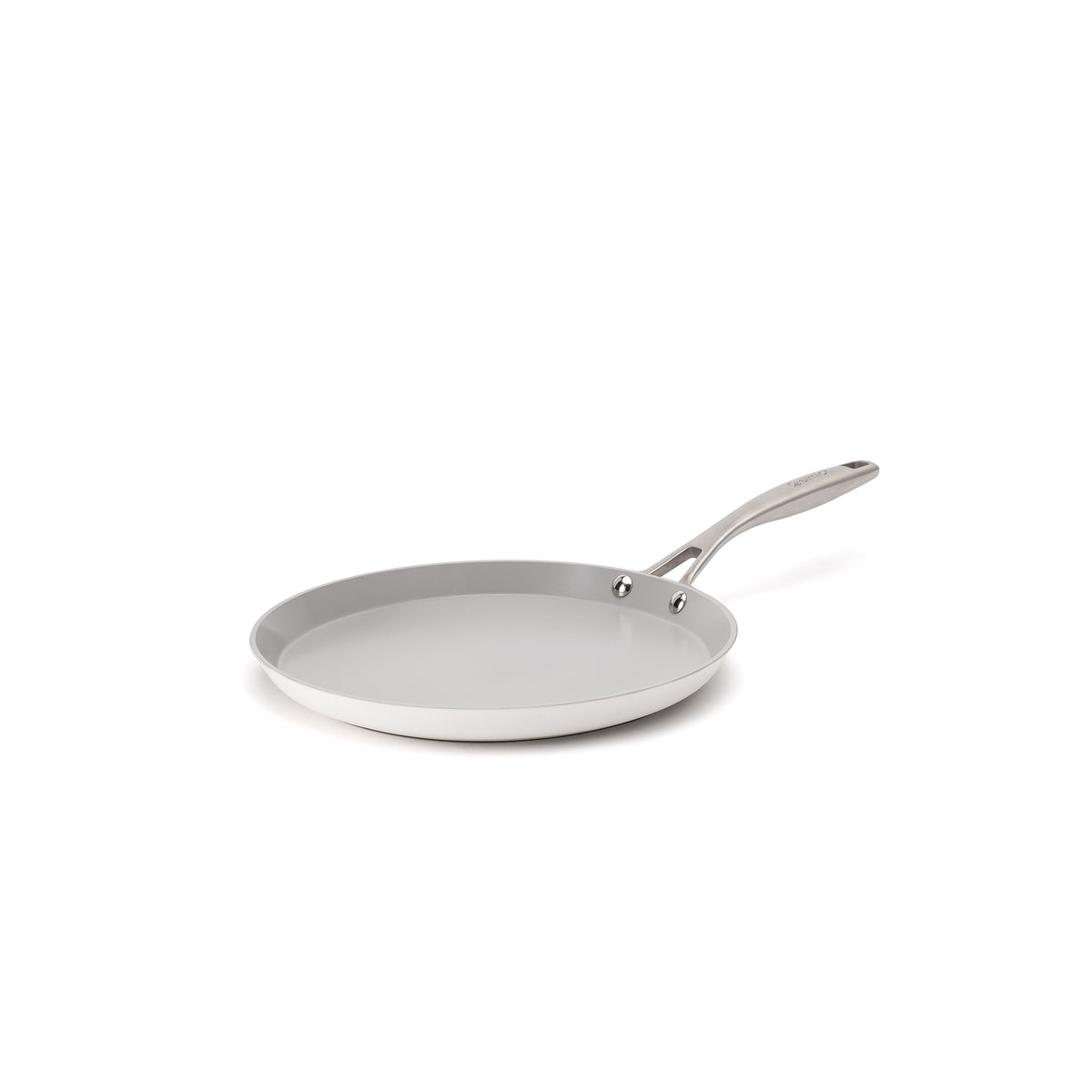 Nepriľnavá keramická panvica na palacinky Zen Ø 26 cm – krémovobiela