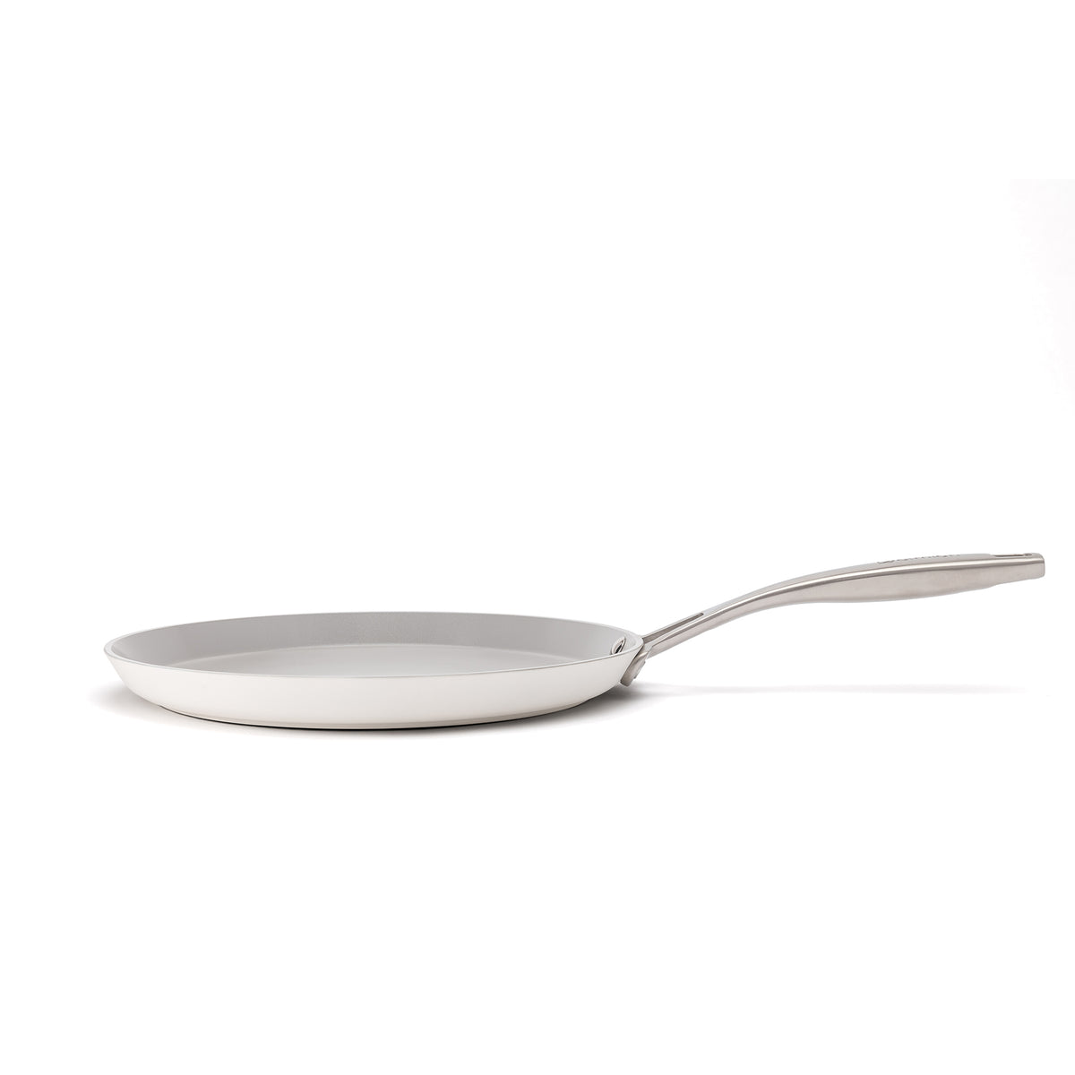 Nepriľnavá keramická panvica na palacinky Zen Ø 26 cm – krémovobiela