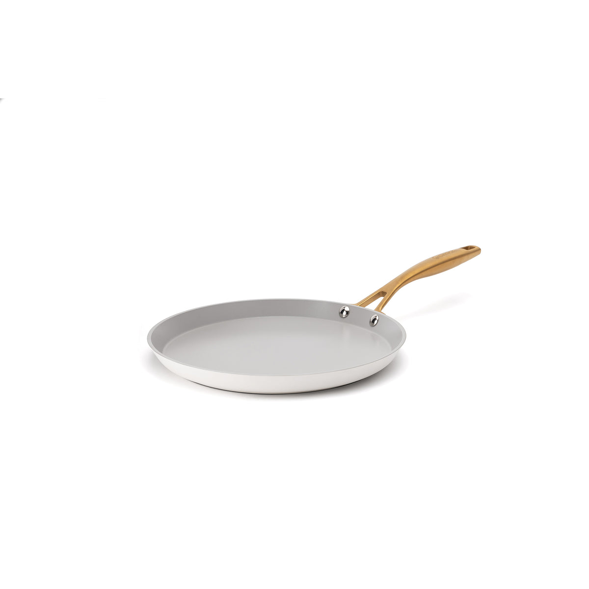 Nepriľnavá keramická panvica na palacinky Zen Ø 26 cm – krémovozlatá