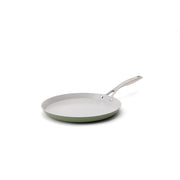 Nepriľnavá keramická panvica na palacinky Zen Ø 26 cm – olivovozelená