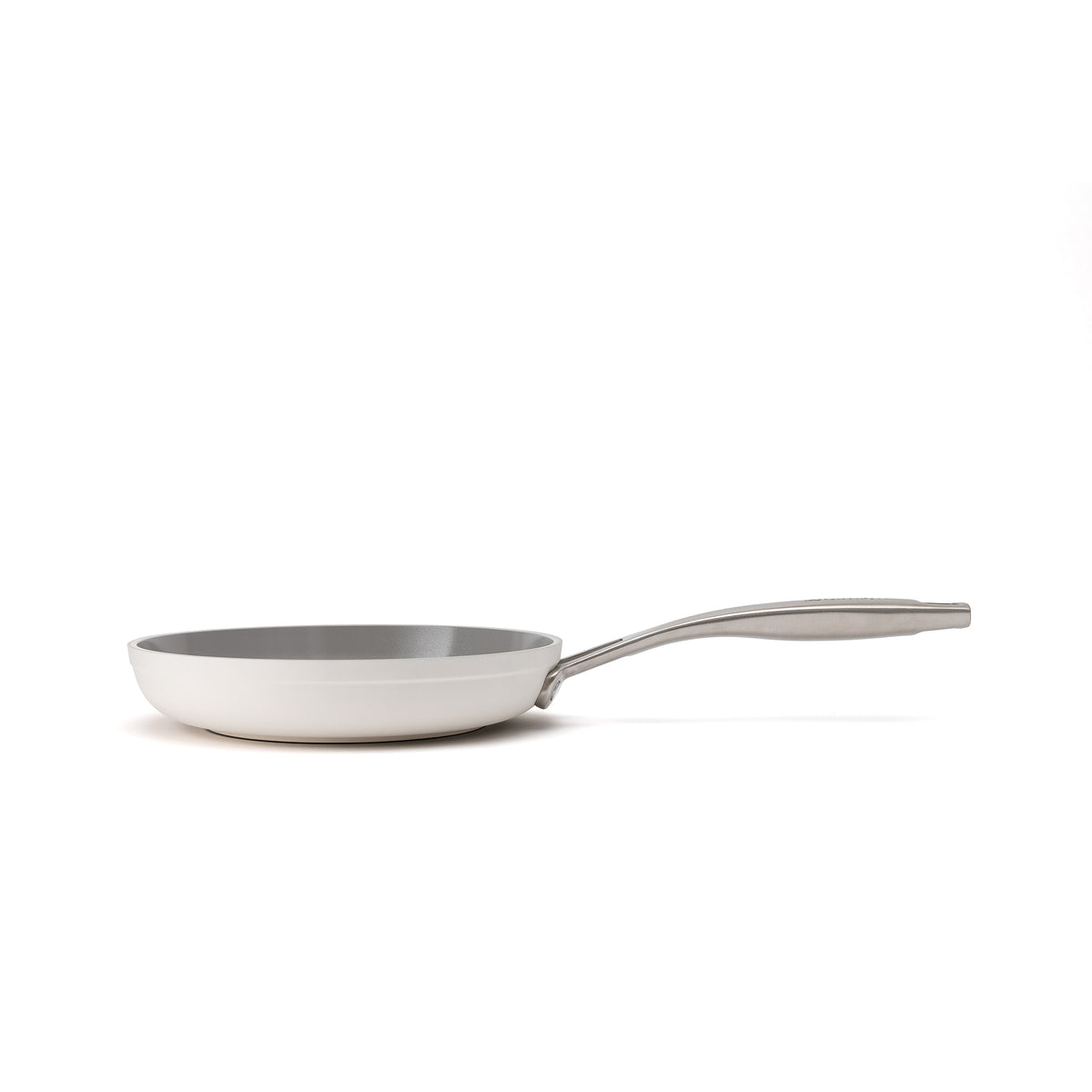 Nepriľnavá keramická panvica Zen Ø 20 cm – krémovobiela