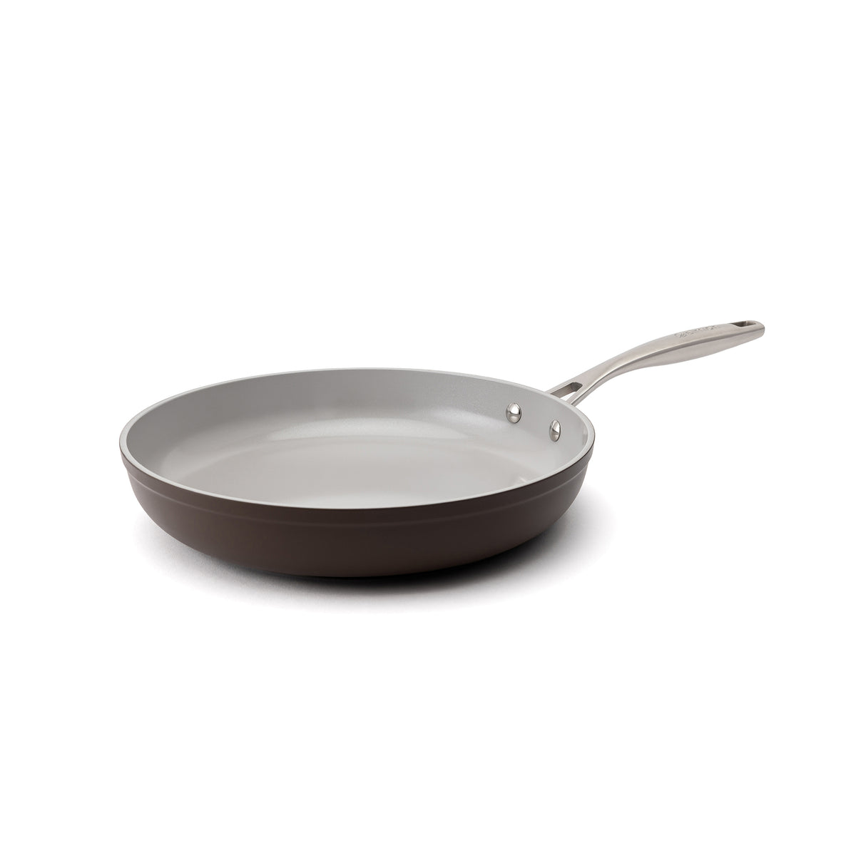 Nepriľnavá keramická panvica Zen Ø 26 cm – hnedá
