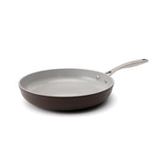 Nepriľnavá keramická panvica Zen Ø 28 cm – hnedá