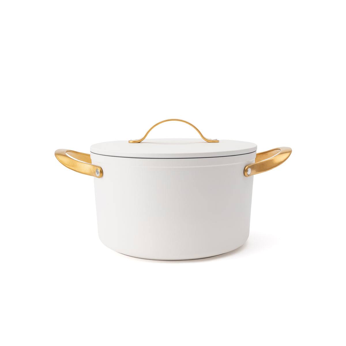 Nepriľnavý keramický hrniec Zen Ø 24 cm – krémovo-zlatý