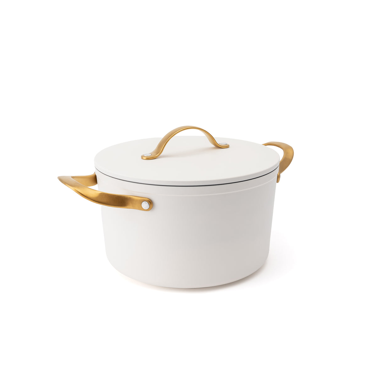 Nepriľnavý keramický hrniec Zen Ø 24 cm – krémovo-zlatý