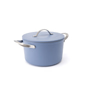 Nepriľnavý keramický hrniec Zen Ø 24 cm – modrý