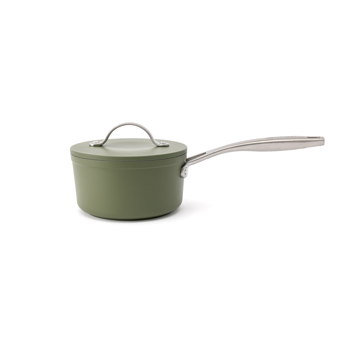 Nepřilnavý keramický rendlík Zen Ø 16 cm - olivově zelená