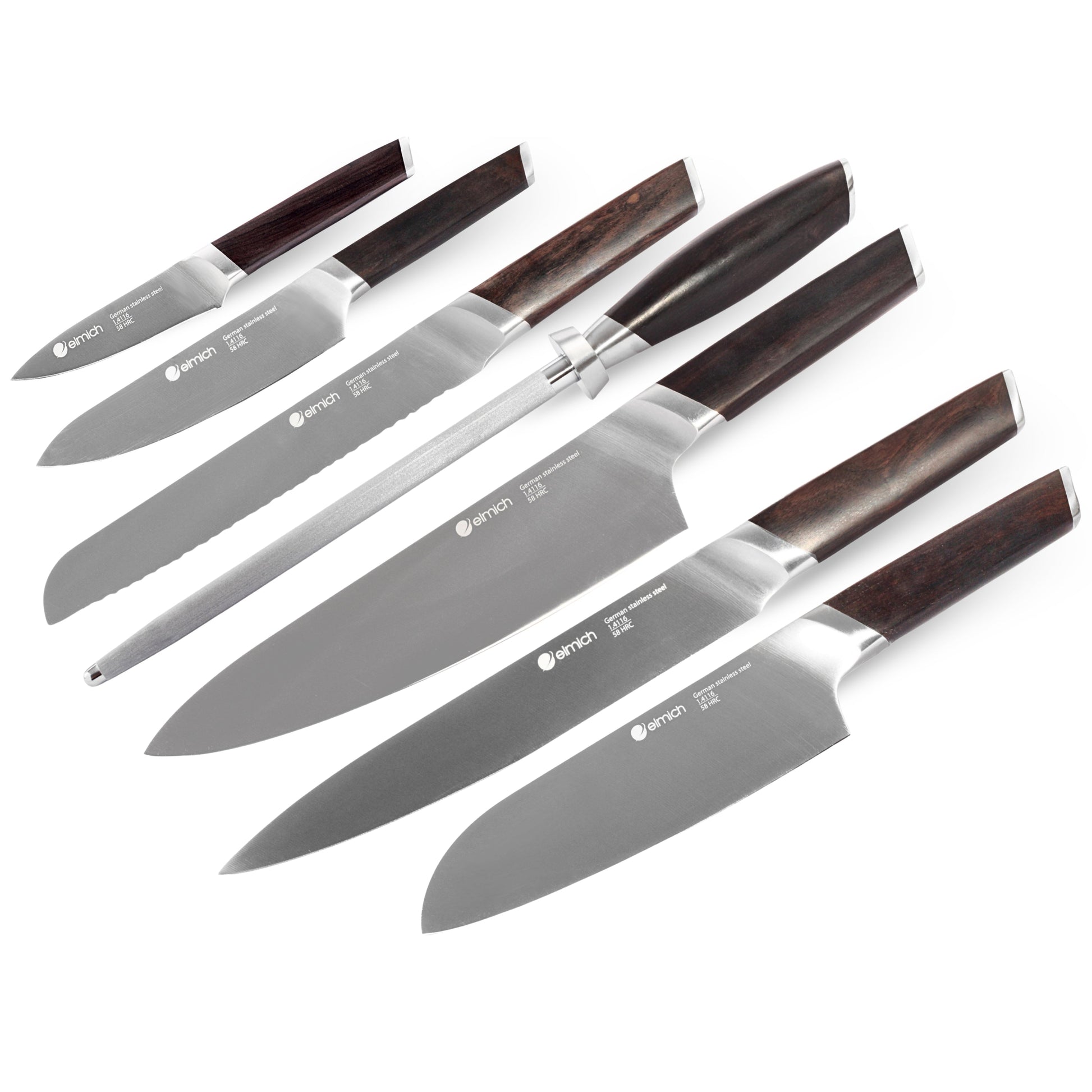 Kompletní sada nožů z německé oceli 7 ks