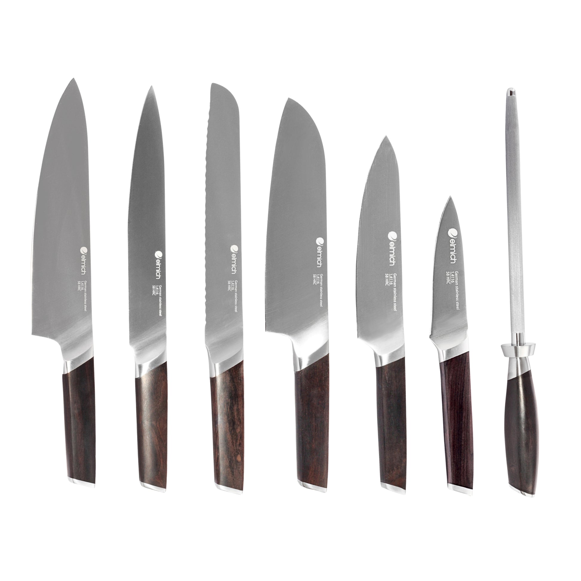 Kompletní sada nožů z německé oceli 7 ks