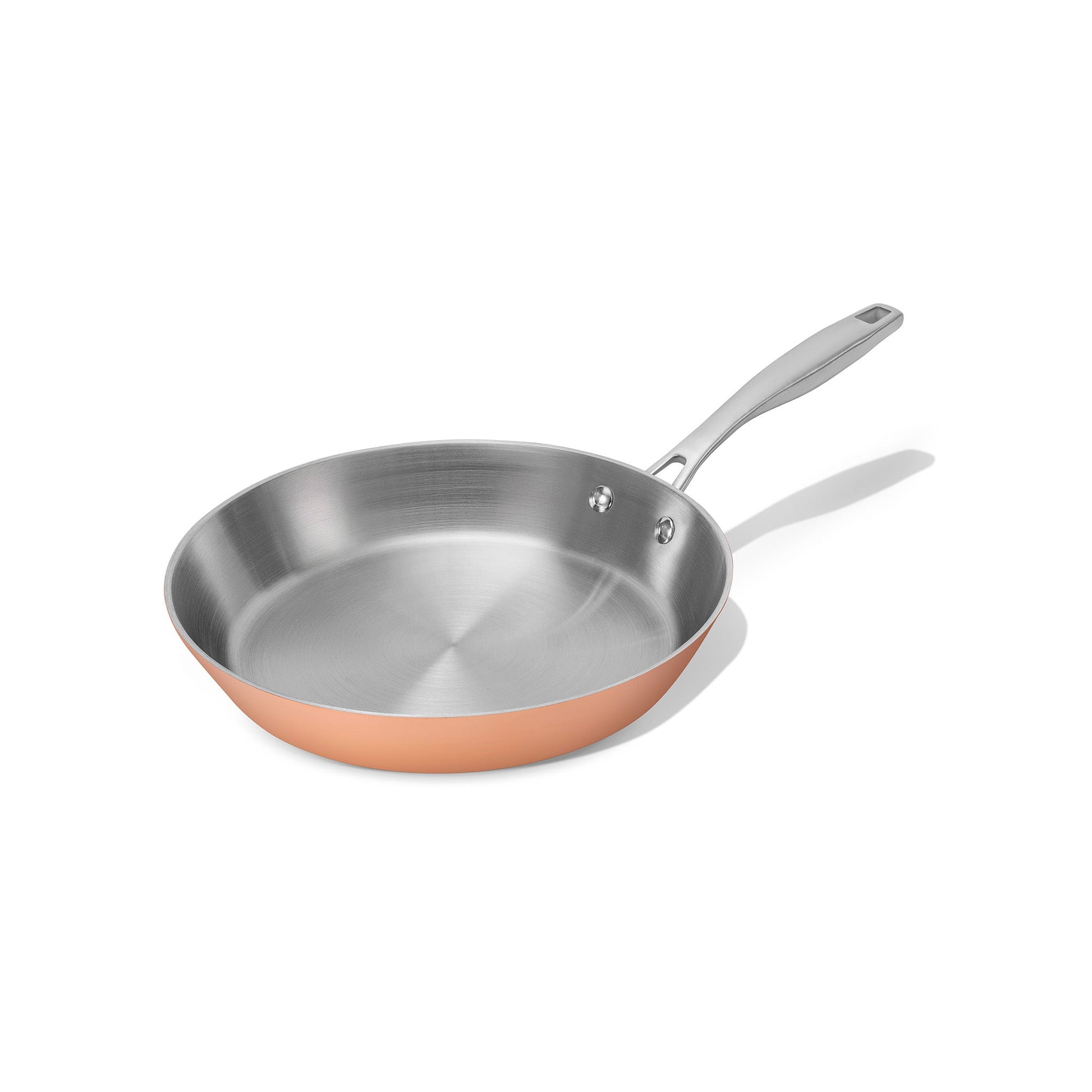 Měděná pánev Tria Copper v kombinaci s třívrstvou nerezovou ocelí Ø 24 cm 24 cm