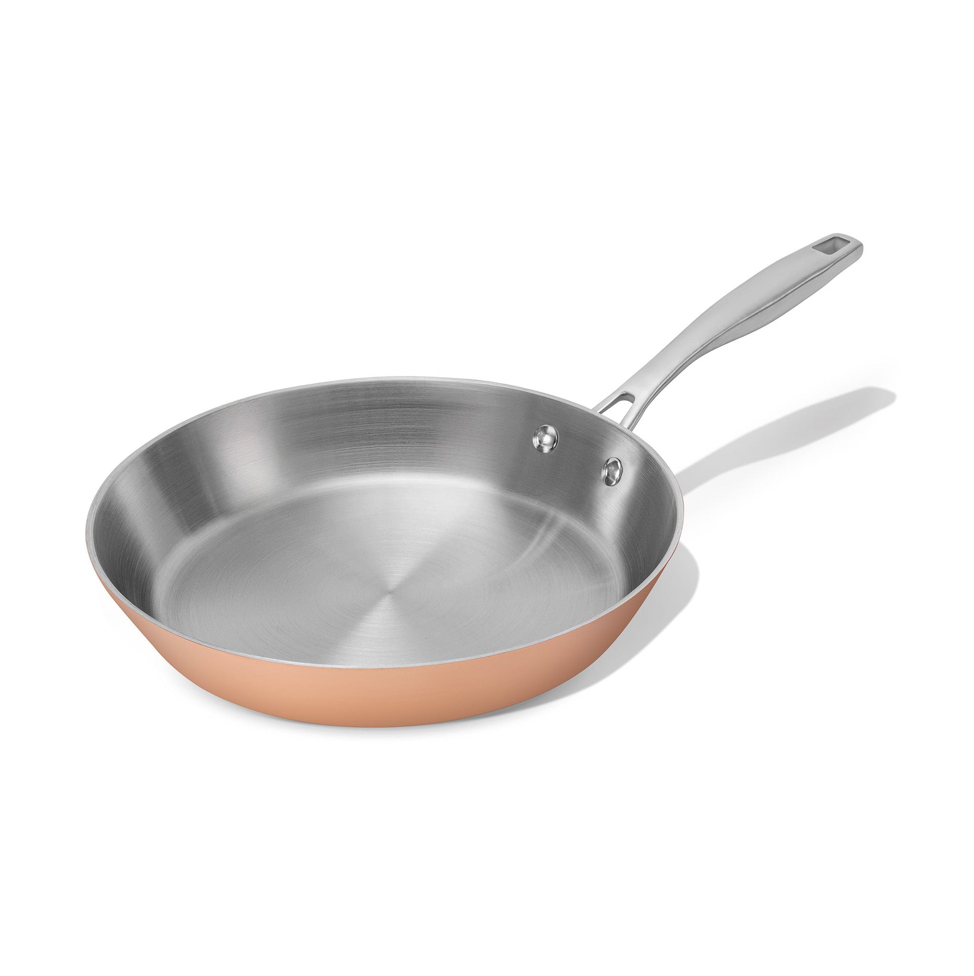 Měděná pánev Tria Copper v kombinaci s třívrstvou nerezovou ocelí Ø 28 cm 28 cm