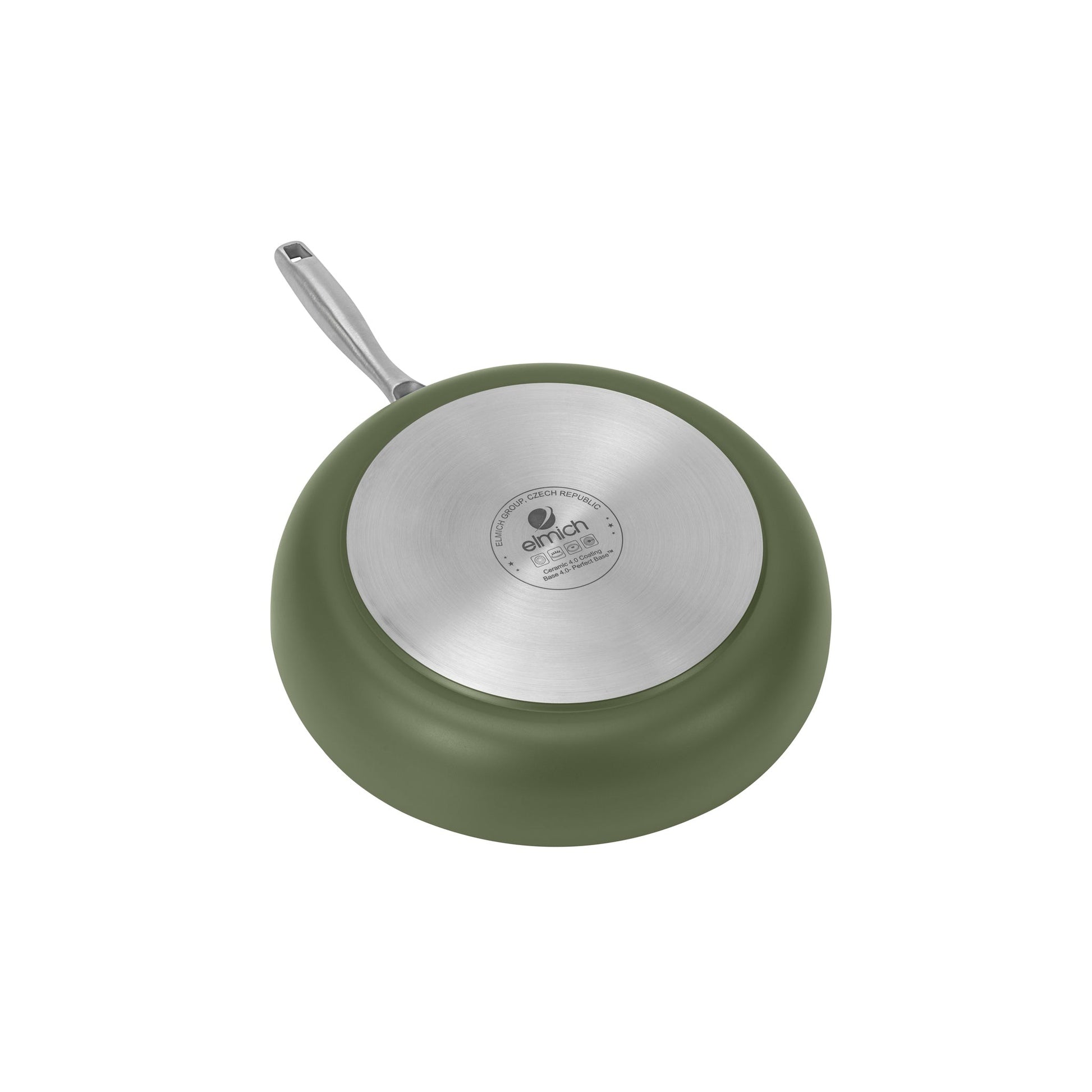 Nepřilnavá pánev Vital s keramickým povrchem Ø 20 cm olivově zelená 20 cm / Olivově zelená