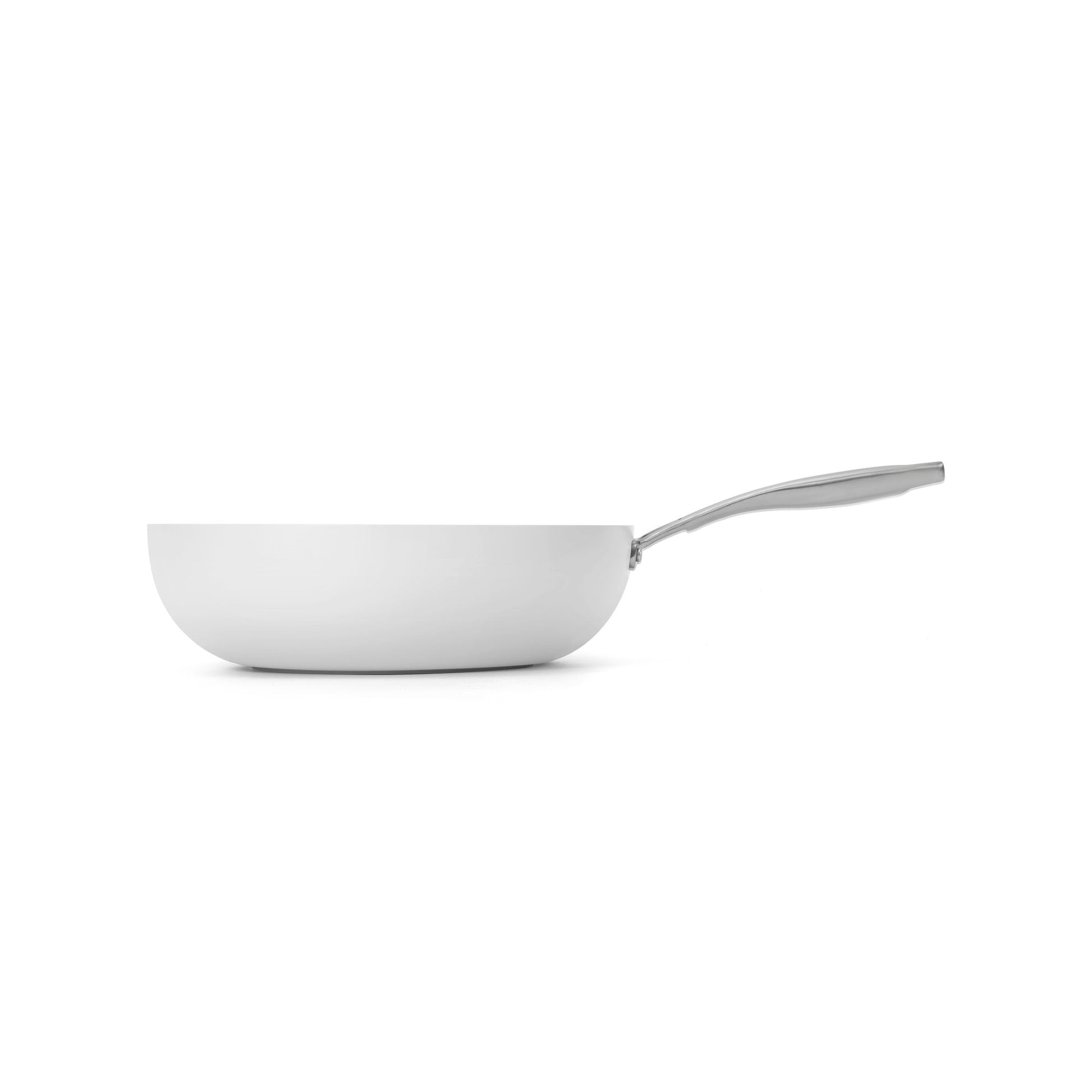 Hluboká pánev Vital s nepřilnavým keramickým povrchem Ø 26 cm krémově bílá 26 cm / Krémově bílá