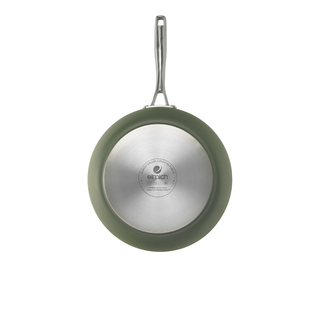 Wok pánev Vital s nepřilnavým keramickým povrchem Ø 26 cm olivově zelená 26 cm / Olivově zelená