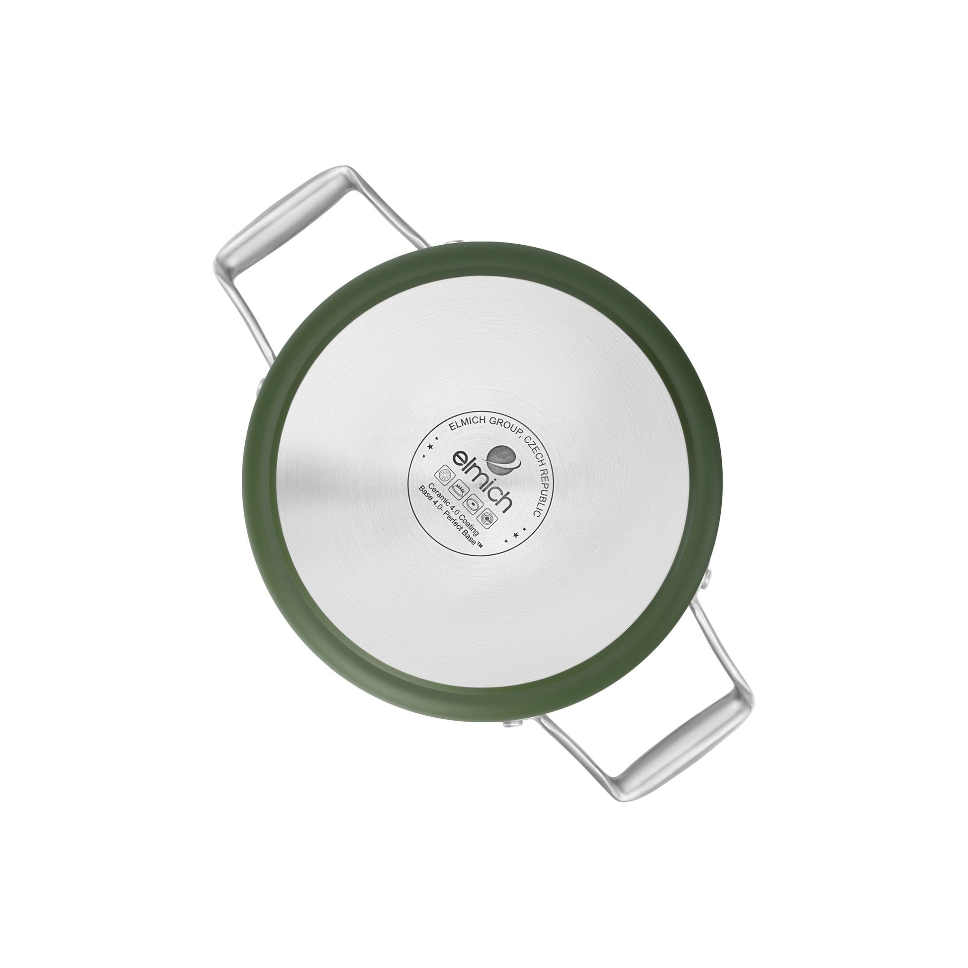 Hrnec Vital s keramickým povrchem Ø 18 cm (2.5L) olivově zelená 18 cm (2.5 L) / Olivově zelená