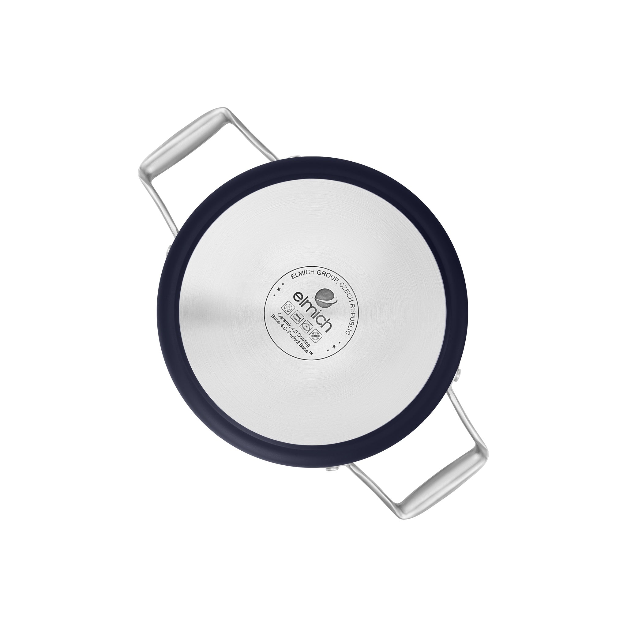 Hrnec Vital s keramickým povrchem Ø 18 cm (2.5L) - tmavě modrá - 18 cm (2.5 L) / Tmavě modrá