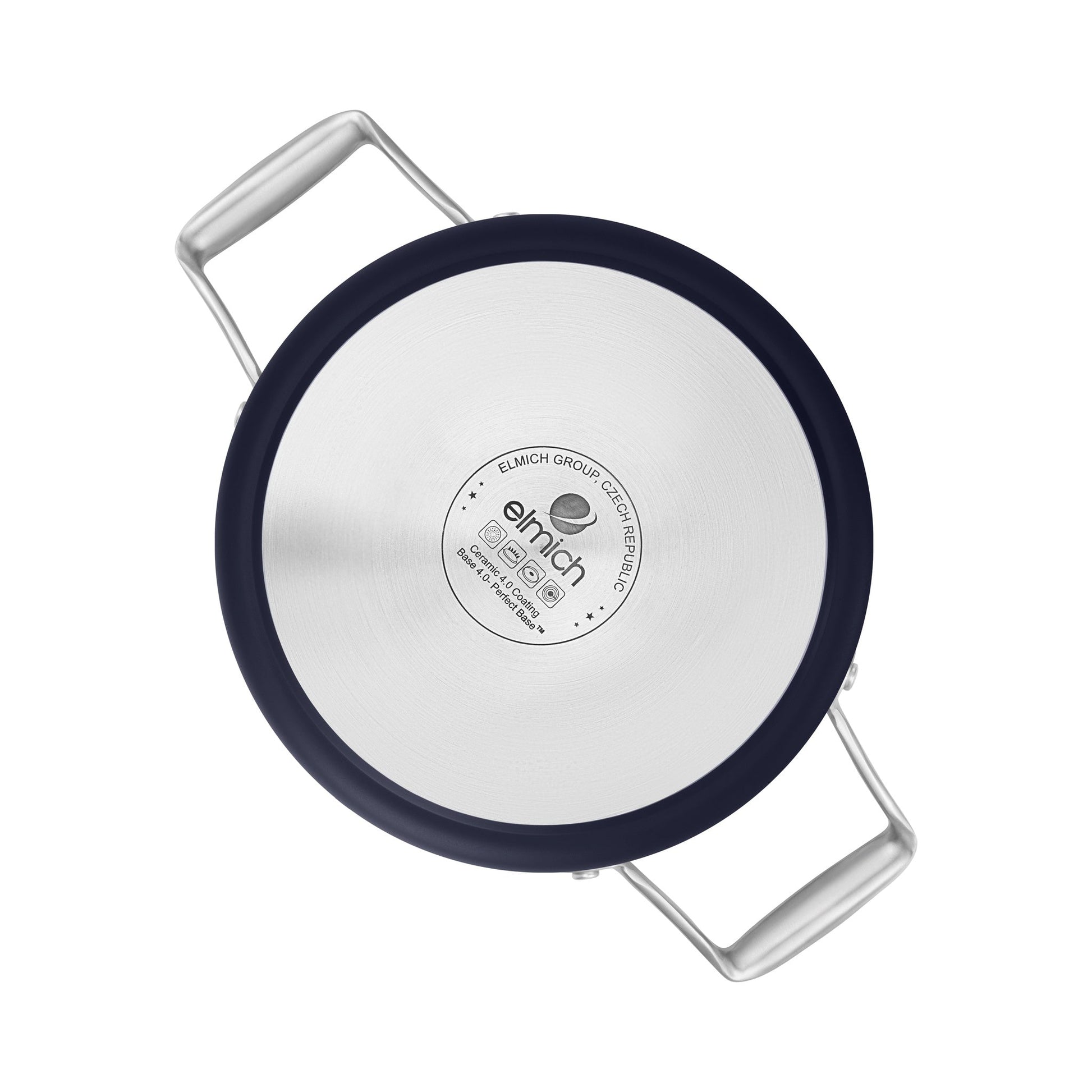 Hrnec Vital s keramickým povrchem Ø 20 cm (3.5L) - tmavě modrá - 20 cm (3.5 L) / Tmavě modrá