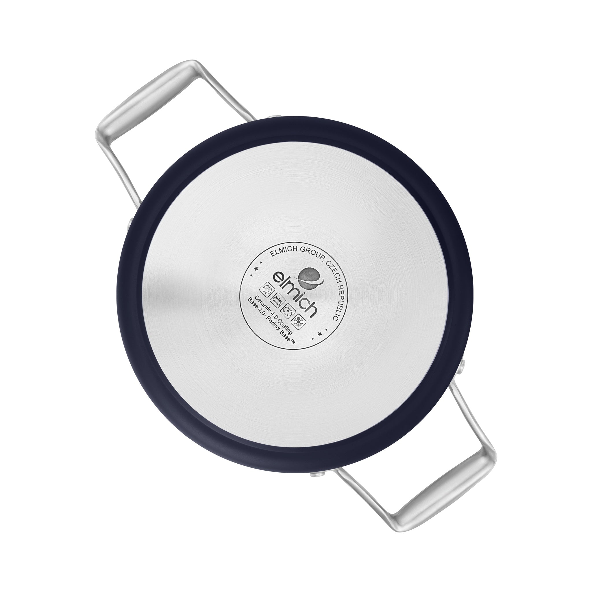 Hrnec Vital s keramickým povrchem Ø 20 cm (3.5L) - tmavě modrá - 20 cm (3.5 L) / Tmavě modrá