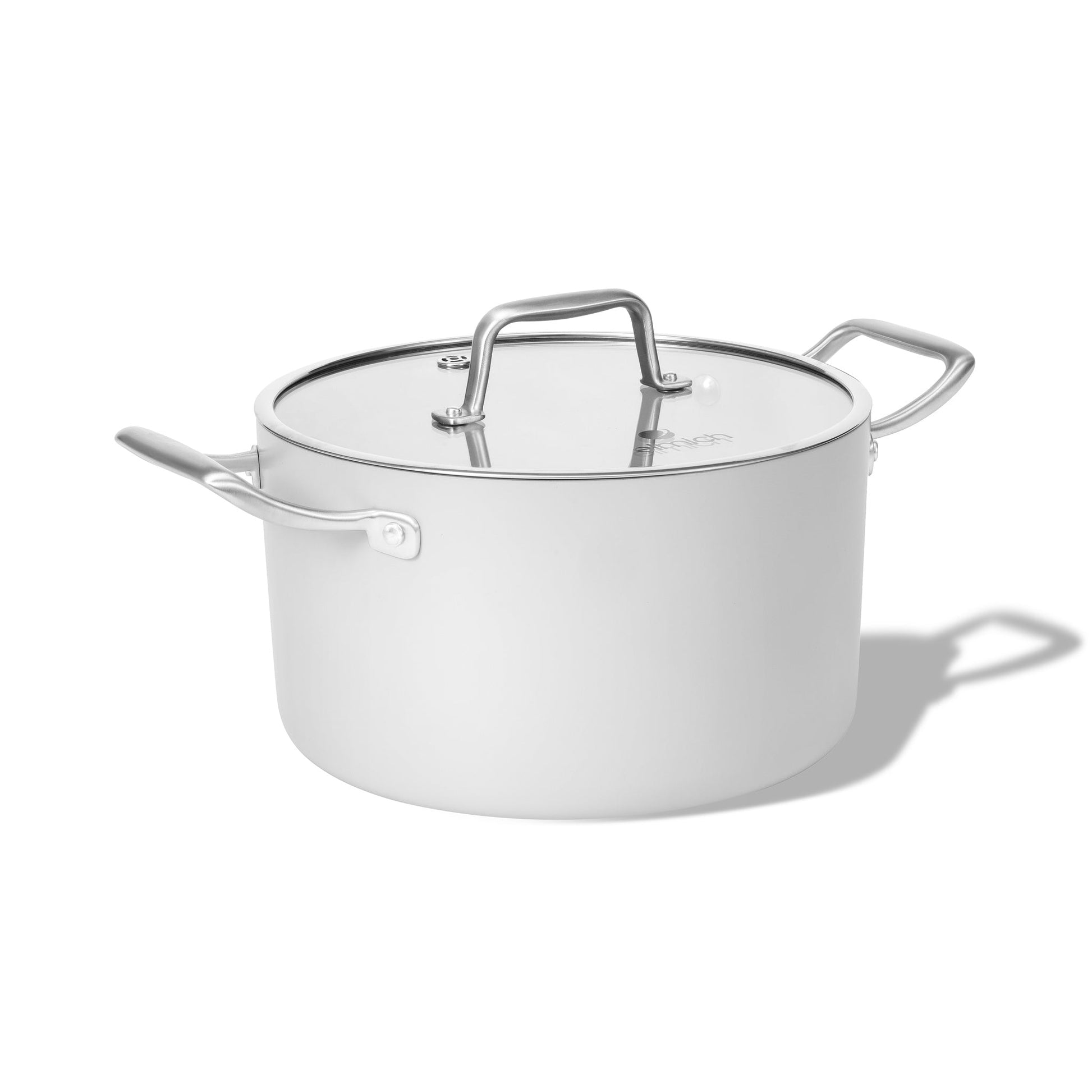 Hrnec Vital s keramickým povrchem Ø 24 cm (6.3L) krémově bílá 24 cm (6.3 L) / Krémově bílá