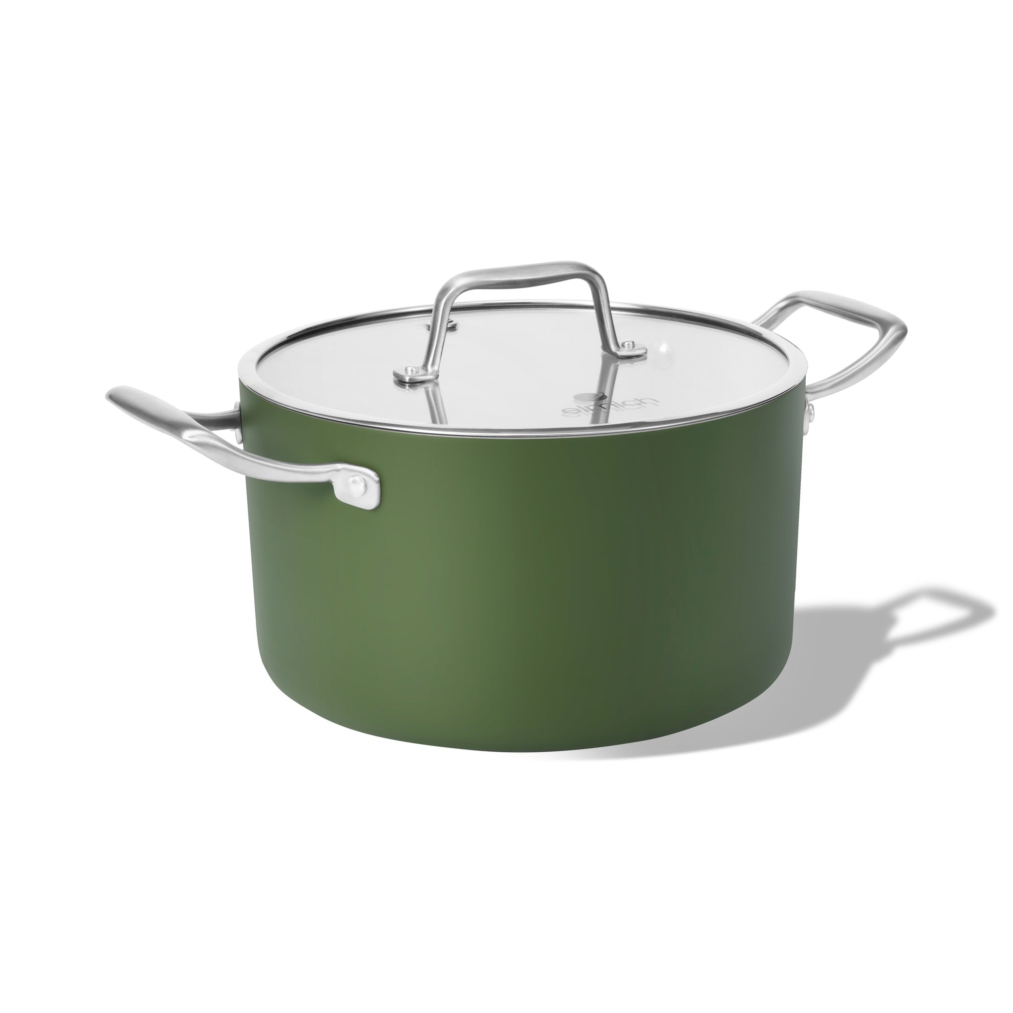 Hrnec Vital s keramickým povrchem Ø 24 cm (6.3L) olivově zelená 24 cm (6.3 L) / Olivově zelená