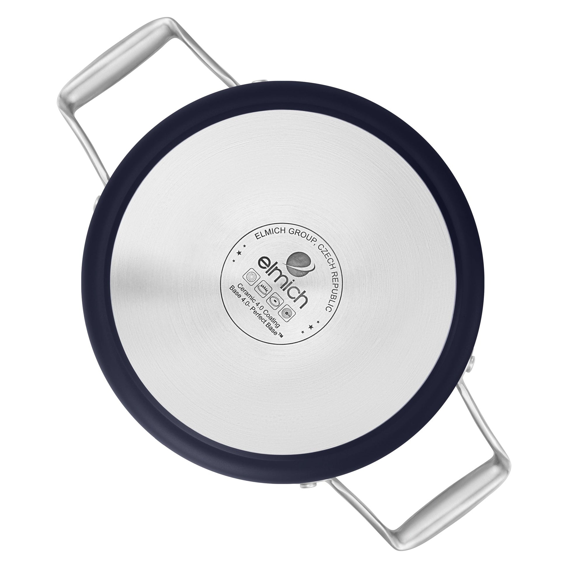 Hrnec Vital s keramickým povrchem Ø 24 cm (6.3L) - tmavě modrá - 24 cm (6.3 L) / Tmavě modrá