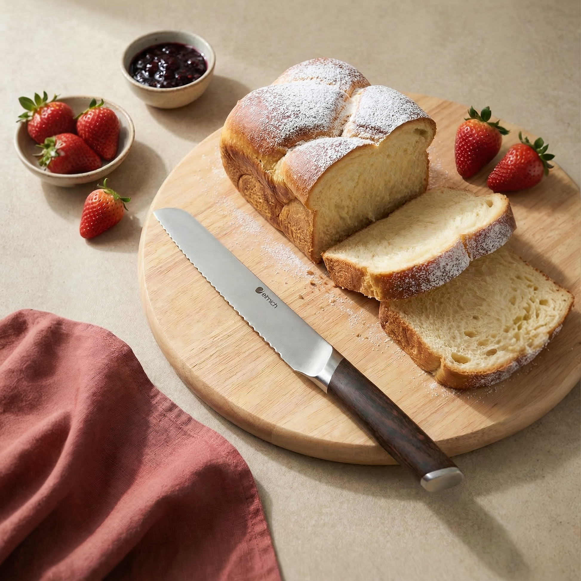Nůž na pečivo z německé oceli 20 cm - Nože