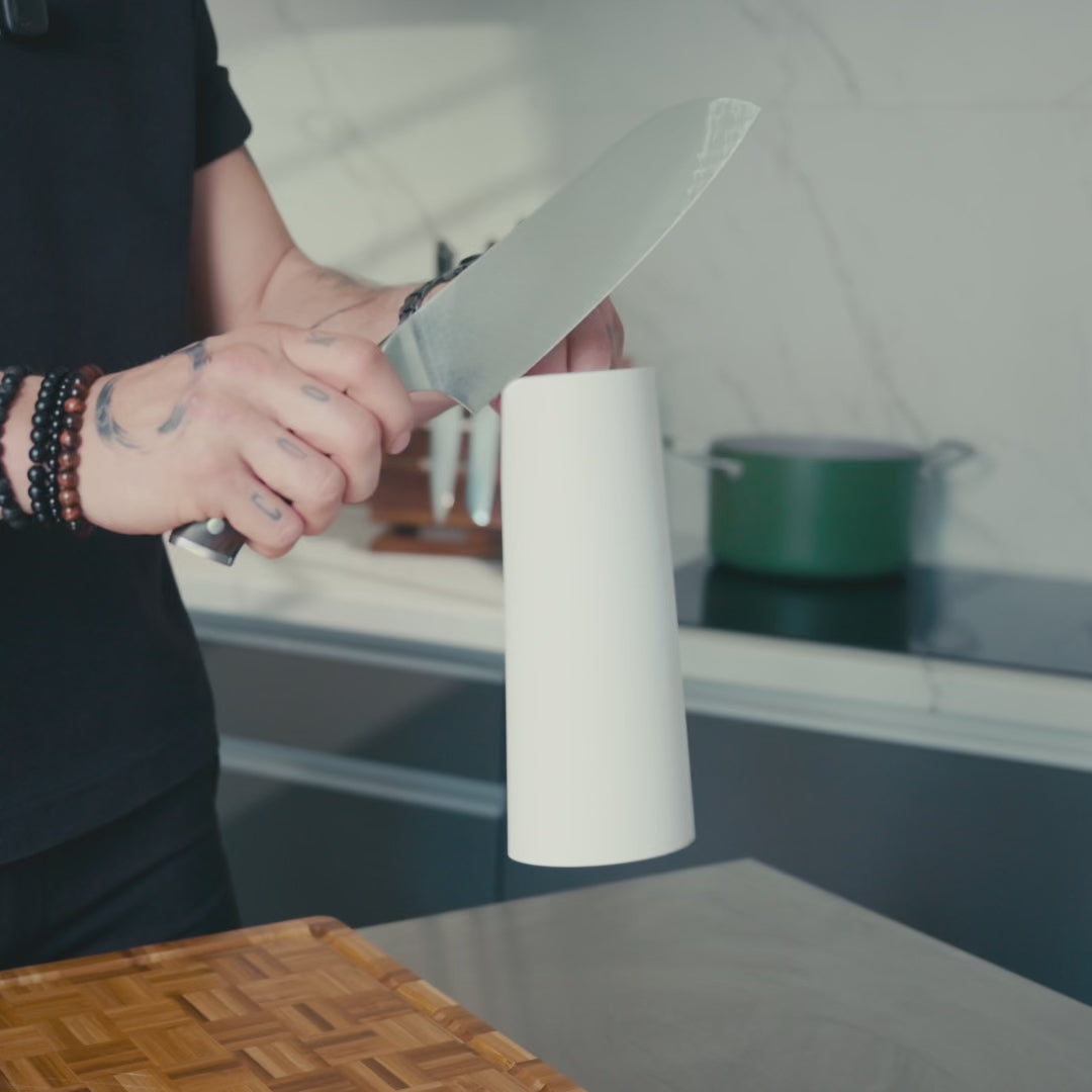 Načítať video: Santoku nôž z damaškovej ocele 18 cm
