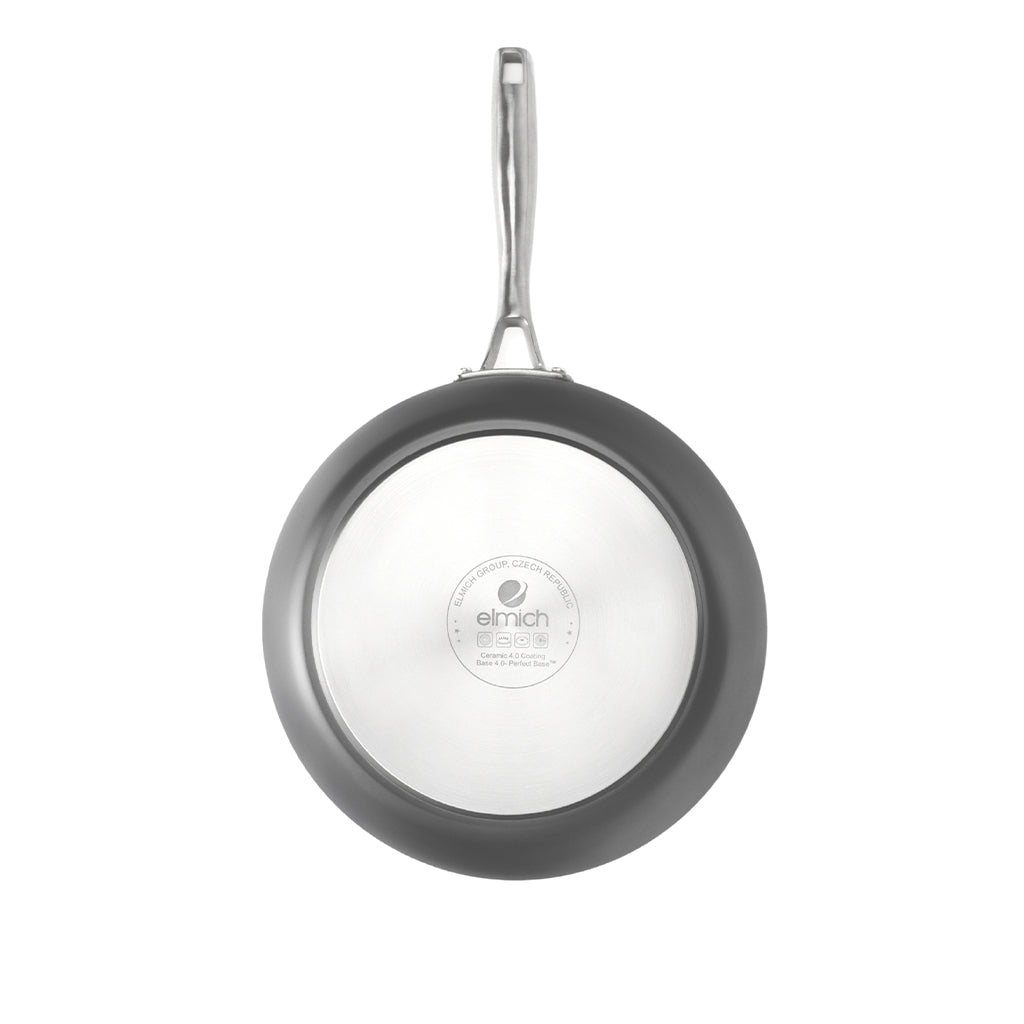 Wok pánev Vital s nepřilnavým keramickým povrchem Ø 30 cm tmavě šedá 30 cm / Tmavě šedá