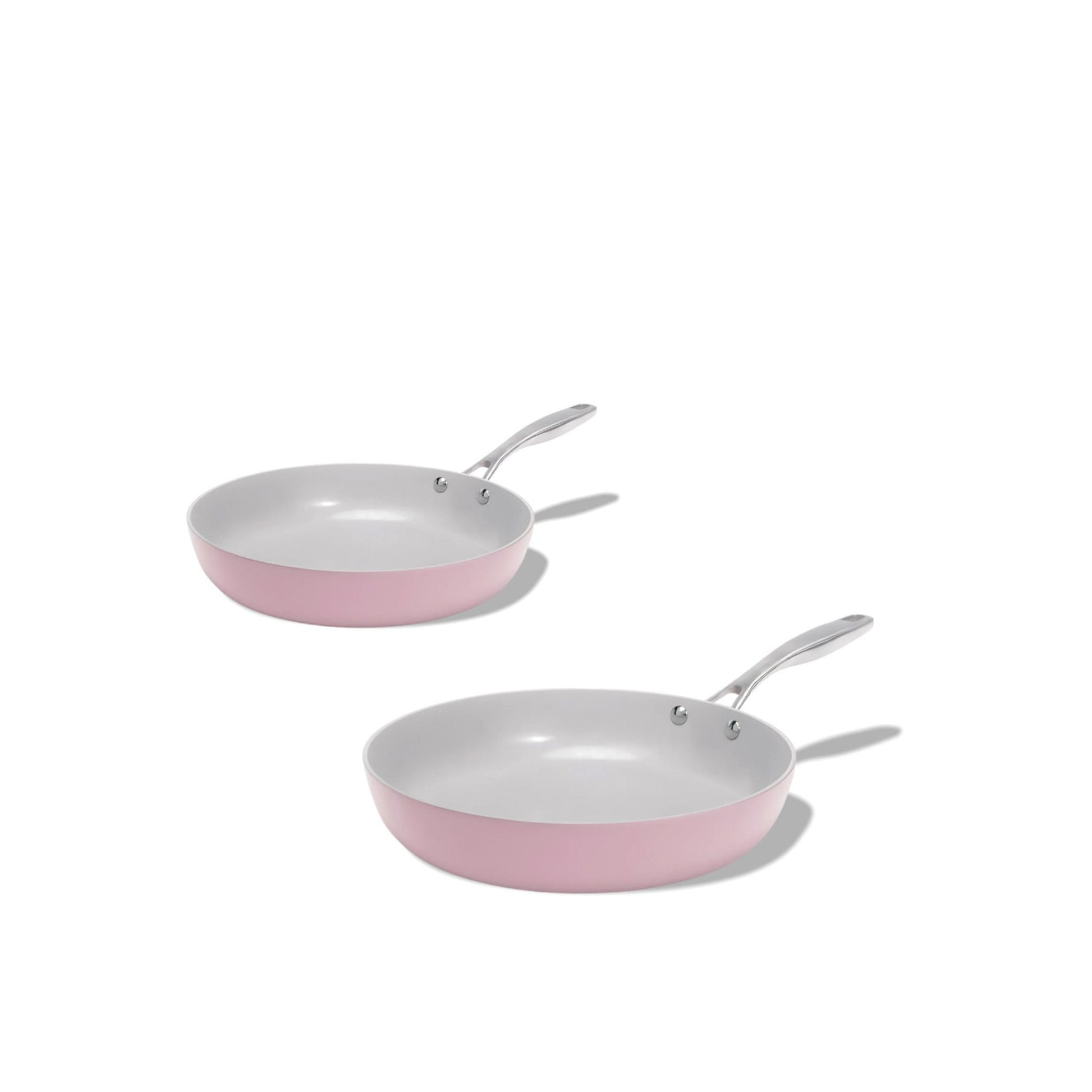 Základní sada 2 ks keramických pánví Vital - růžová - Pánve