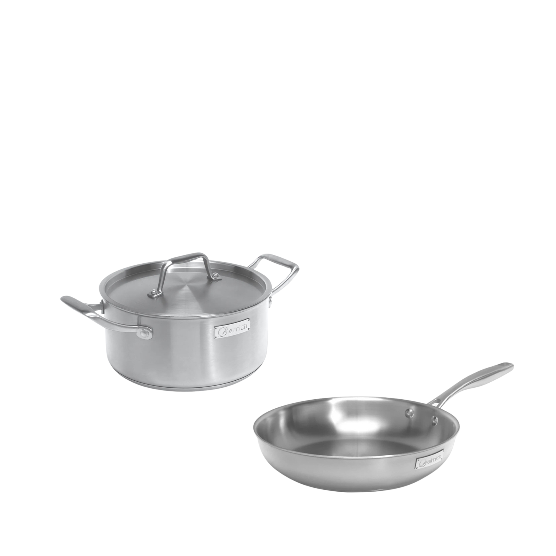 Sada nerezového nádobí Tria Plus 2ks 1 hrnec a 1 pánev