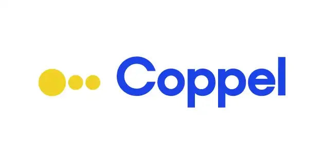 Žlutý bodový design měděný logo